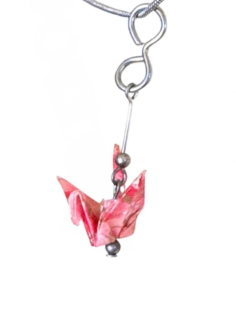 Miniature Oragami Bird Necklace